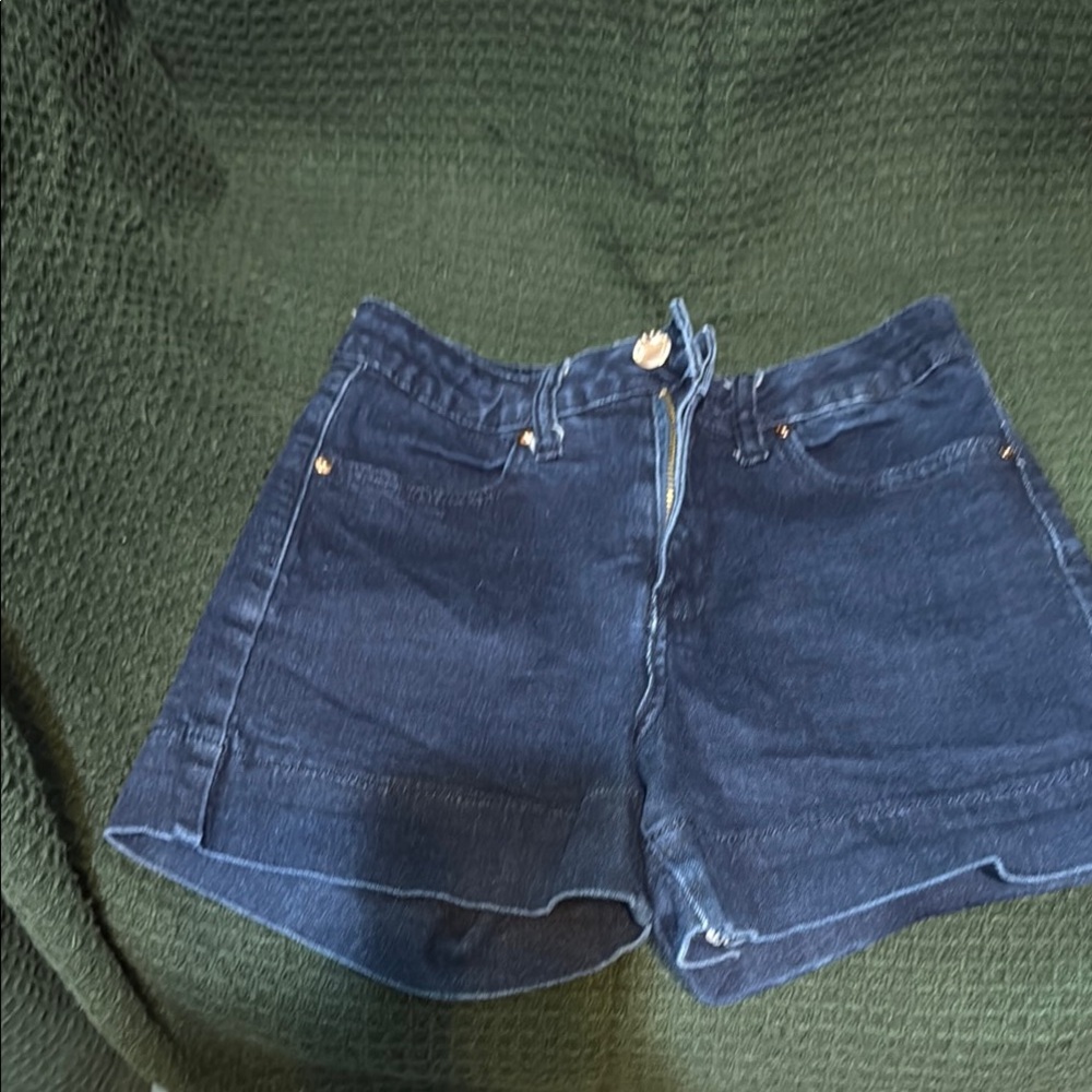 Forever 21 Dark Blue Jean Shorts